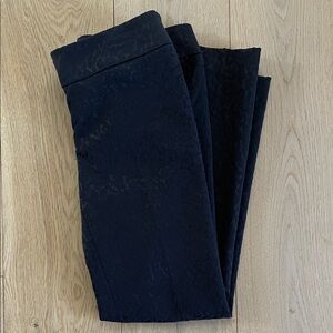 Leopard jacquard print Trousers